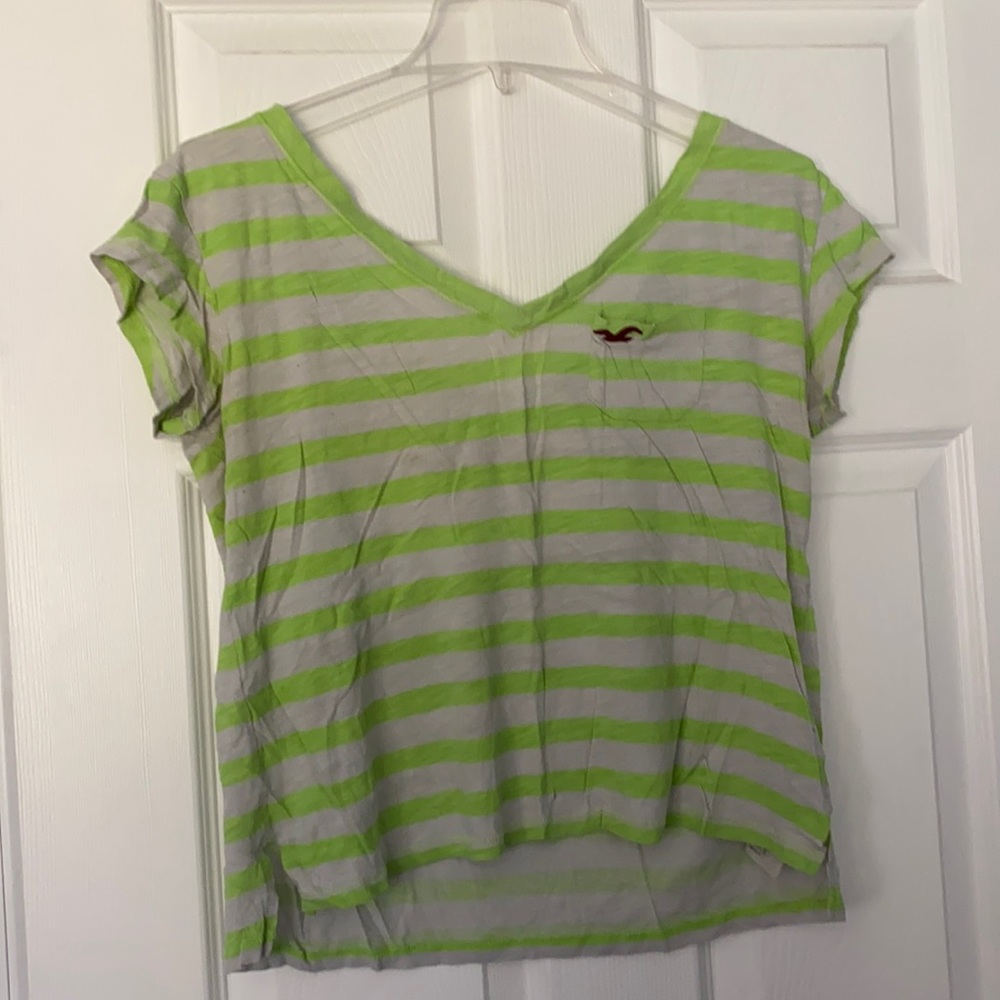 Hollister striped crop top. Size small.